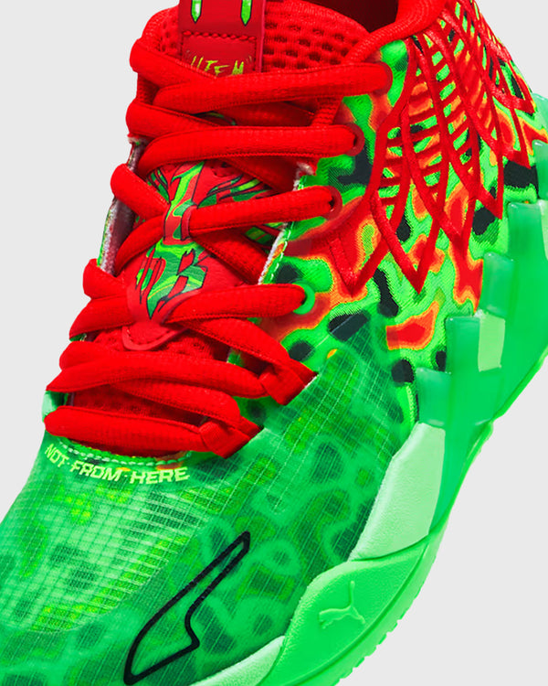 Puma MB.01 Thermal Basketbalschoen Groen JR