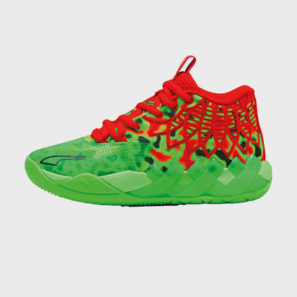 Puma MB.01 Thermal Basketbalschoen Groen JR