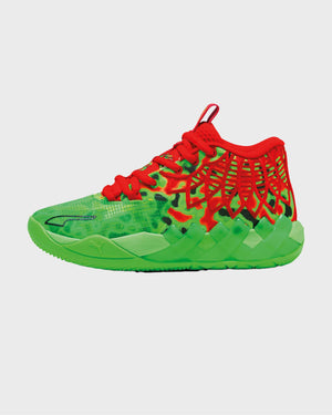 Puma MB.01 Thermal Basketbalschoen Groen JR