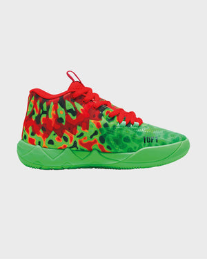 Puma MB.01 Thermal Basketbalschoen Groen JR