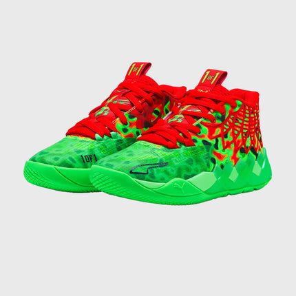 Puma MB.01 Thermal Basketbalschoen Groen JR