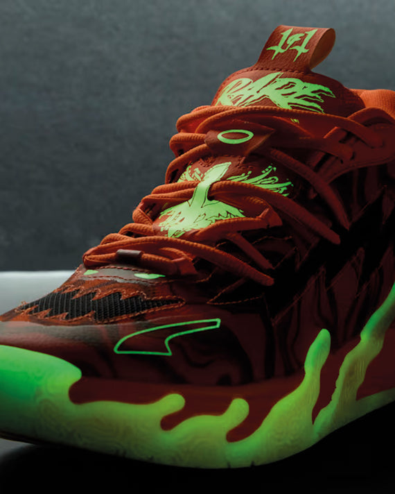 Puma MB.03 Halloween Basketbalschoen Oranje