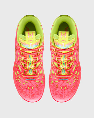 Puma MB.04 1Love Basketbalschoen Geel/Roze