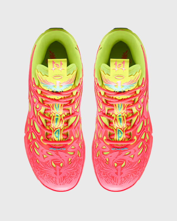 Puma MB.04 1Love Basketbalschoen Geel/Roze