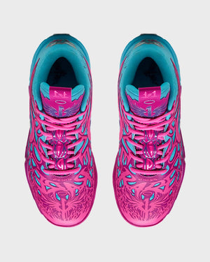 Puma MB.04 DIP Basketbalschoen Roze/Blauw