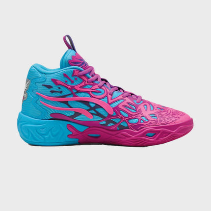 Puma MB.04 DIP Basketbalschoen Roze/Blauw