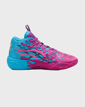 Puma MB.04 DIP Basketbalschoen Roze/Blauw