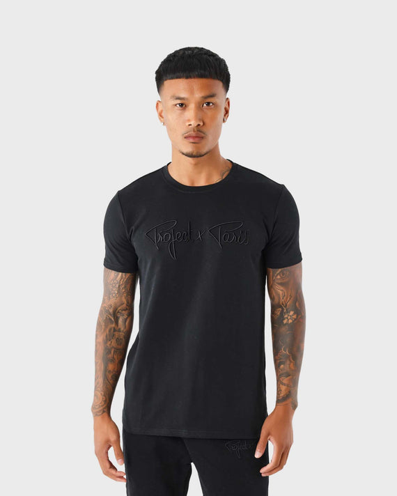 Project X Paris Basic Logo T-shirt Zwart