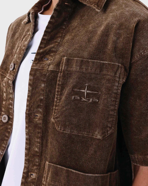 Project X Paris Corduroy Shirt Bruin