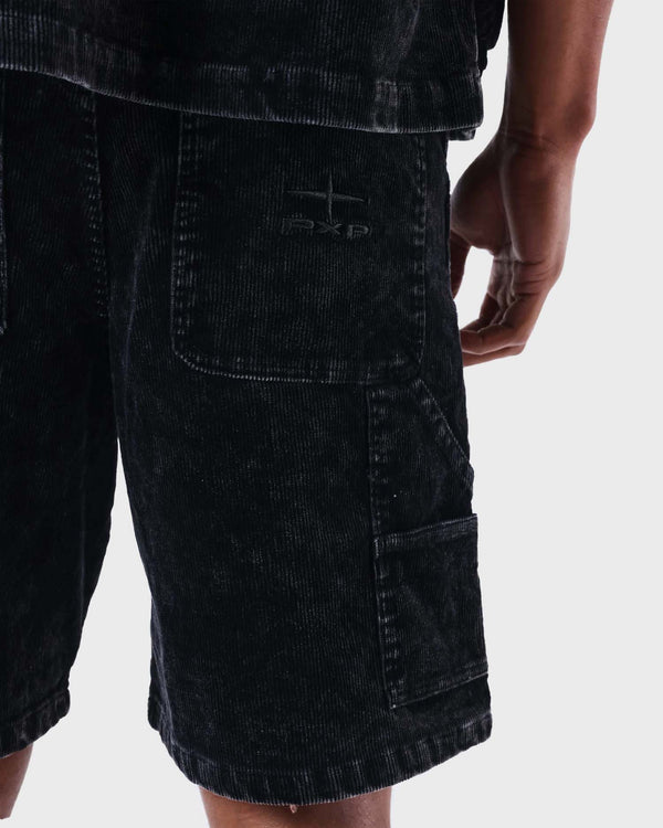 Project X Paris Corduroy Short Zwart