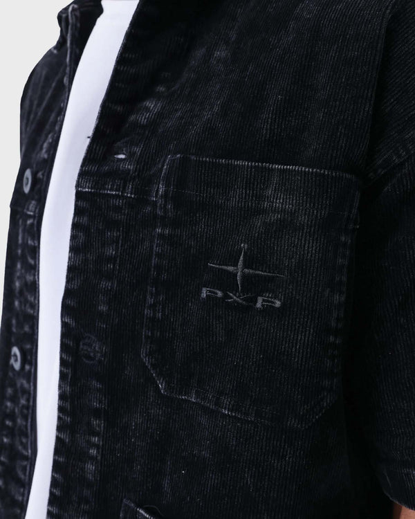 Project X Paris Corduroy Shirt Zwart