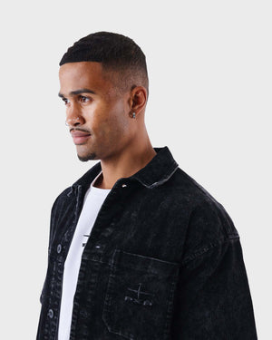 Project X Paris Corduroy Shirt Zwart