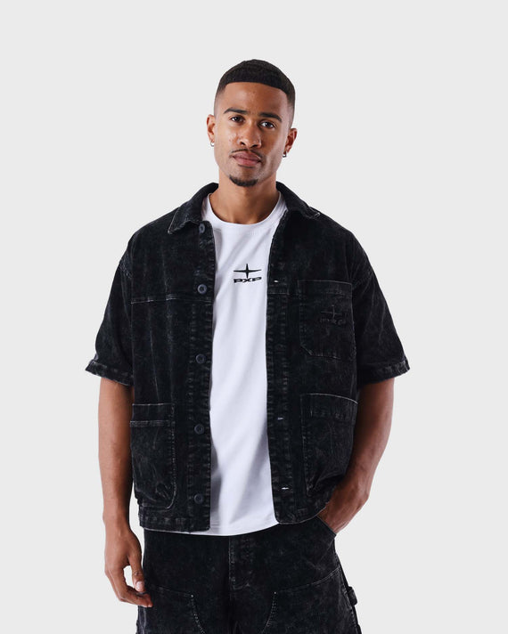 Project X Paris Corduroy Shirt Zwart