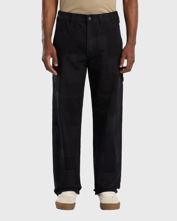 Dickies Jacquard Carpenter Broek Zwart