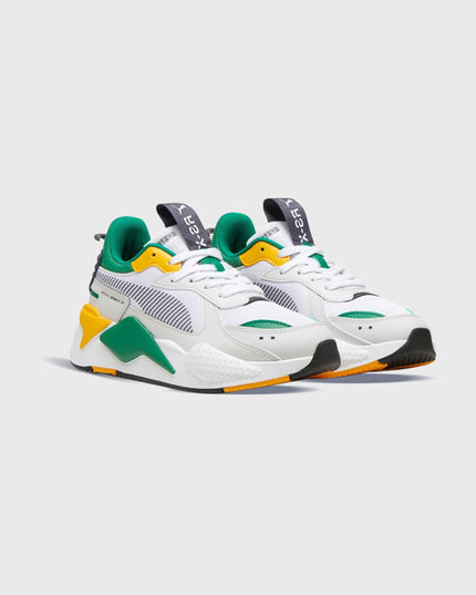 Puma RS-X Kids Sneaker Groen zijaanzicht paar