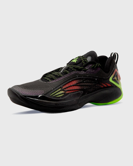 Peak Elf Basketbalschoen Zwart zijaanzicht