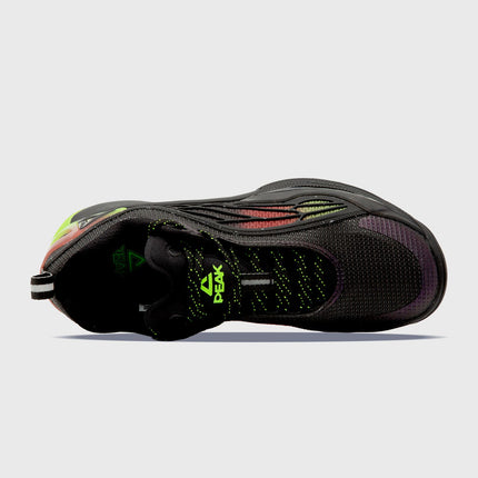 Peak Elf Basketbalschoen Zwart bovenaanzicht