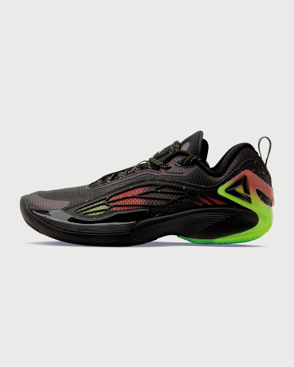 Peak Elf Basketbalschoen Zwart links