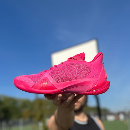 Peak Talent 2 Basketbalschoen Roze blauwe  lucht
