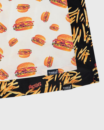 Pockies 2-Pack Burgers 'n' Fries Boxers close up onderkant labels