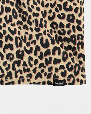 Pockies Leopard Boxers close up onderkant label pockies