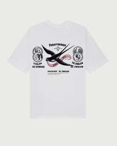 Pockies Swallow T-Shirt Wit achter