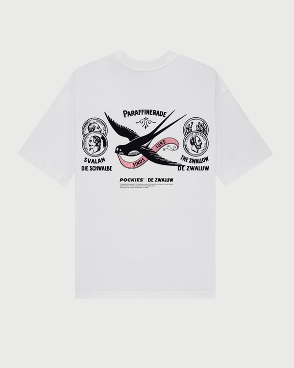 Pockies Swallow T-Shirt Wit achter
