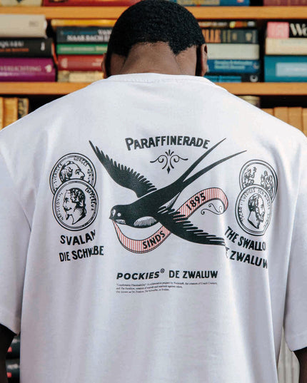 Pockies Swallow T-Shirt Wit cu achter