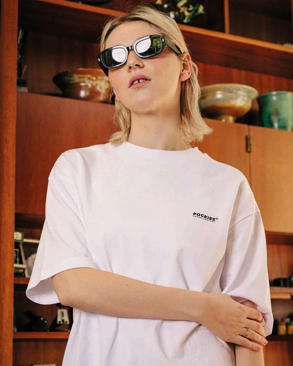 Pockies Swallow T-Shirt Wit voor