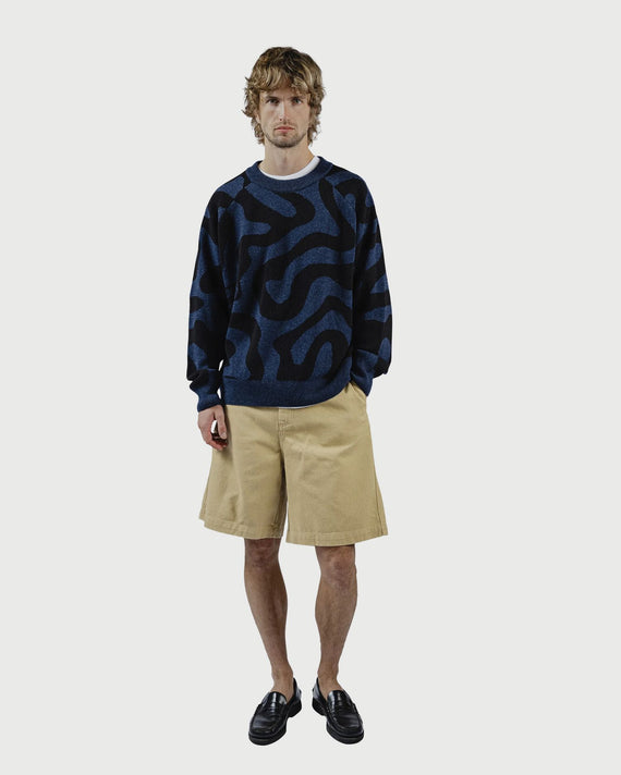 Pockies Swirl Knit Sweater Navy ver