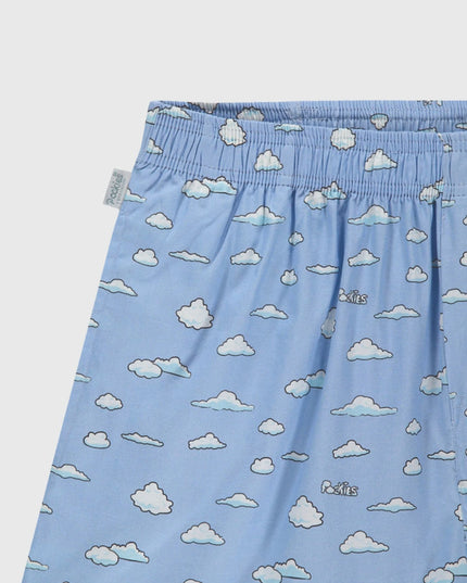 Pockies Blue Clouds Boxer cu band boven