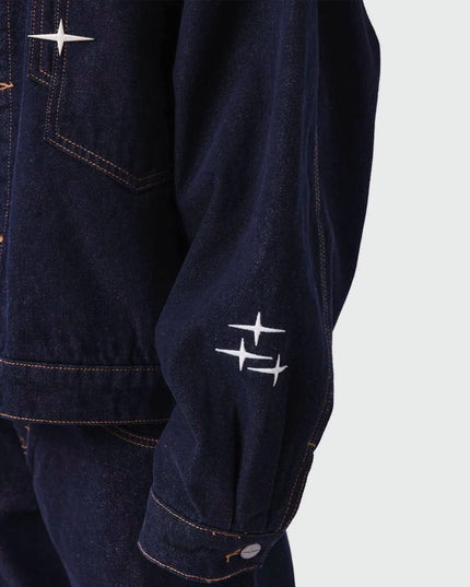 Project X Paris Dames Dark Denim Jacket cu