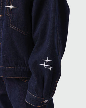Project X Paris Dames Dark Denim Jacket cu