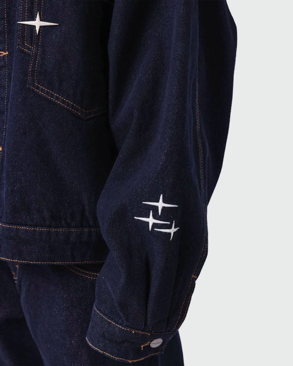 Project X Paris Dames Dark Denim Jacket cu