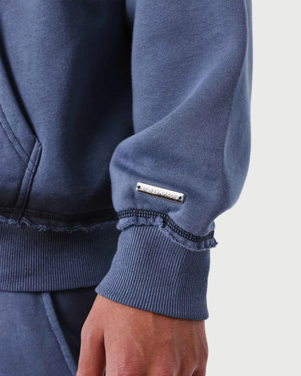 Project X Paris Faded Hoodie Blauw cuff