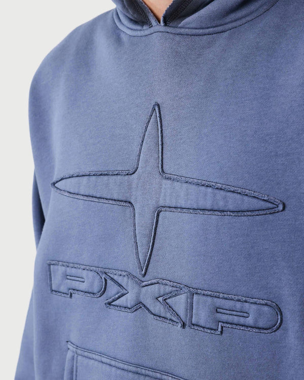 Project X Paris Faded Hoodie Blauw cu pxp
