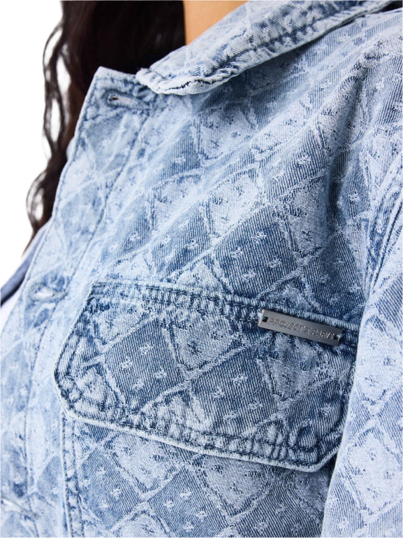 ProjectXParisGeometricpatterndenimjacketBlauwDetail1