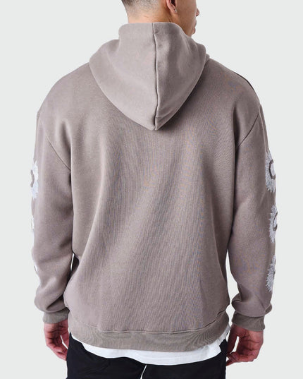 Project X Paris Hoodie Tournesol Taupe achteraazicht