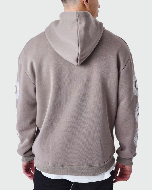 Project X Paris Hoodie Tournesol Taupe achteraazicht