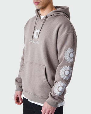 Project X Paris Hoodie Tournesol Taupe zijaanzicht cu
