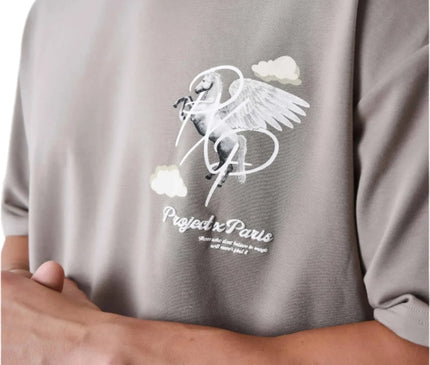 Project X Paris Pegasus Cloud T-shirt Grijs