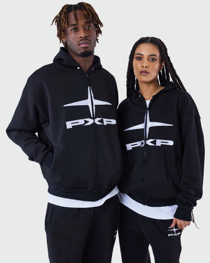 Project X Paris Polaris Vest Zwart 2 personen aanzicht