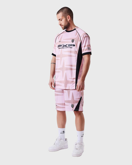 Project X Paris Shorts Roze model vooraanzicht