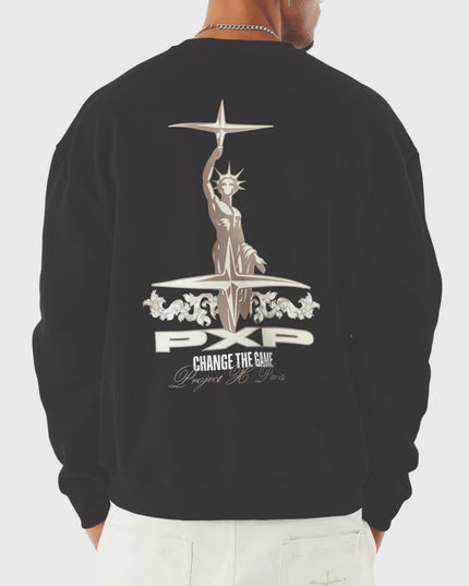  Project X Paris Sweater zwart achter aanzicht