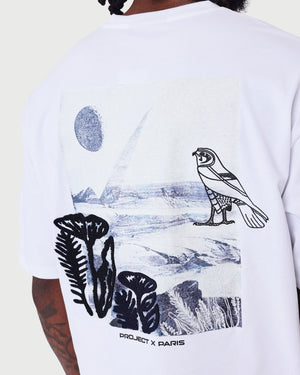 Project X Paris T shirt Brodé wit achtercu