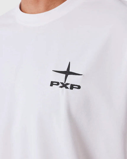 Project X Paris T shirt Graphic Flower Wit close up logo