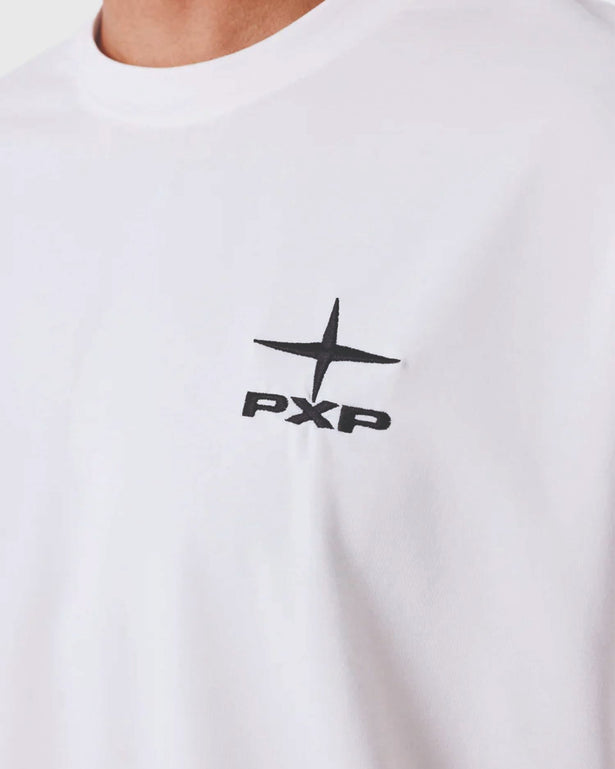 Project X Paris T shirt Graphic Flower Wit close up logo