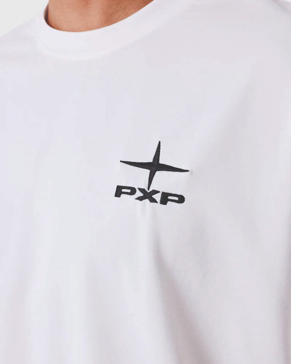 Project X Paris T shirt Graphic Flower Wit close up logo