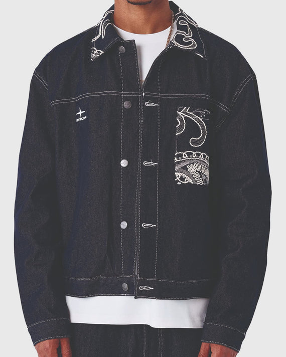 Project X Paris Bandana Jacket Donkerblauw voor