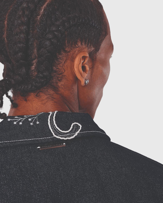 Project X Paris Bandana Jacket Donkerblauw nek